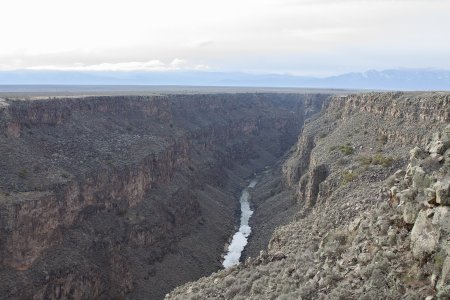 De Rio Grande nabij Taos
